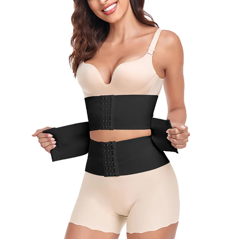 Women Waist Trainer Shapers Bandage Wrap Cinchers Lower Belly Fat Hourglass Body Shapewear Belly Band Weight Loss Sweat Girdle