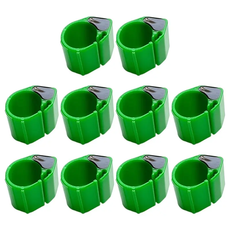 AC57-10PCS EM4305 RFID Animal Foot Ring For Pigeon Chiken Duck 134.2Khz 512Bit FDX-B Format For Tracking Animal Management
