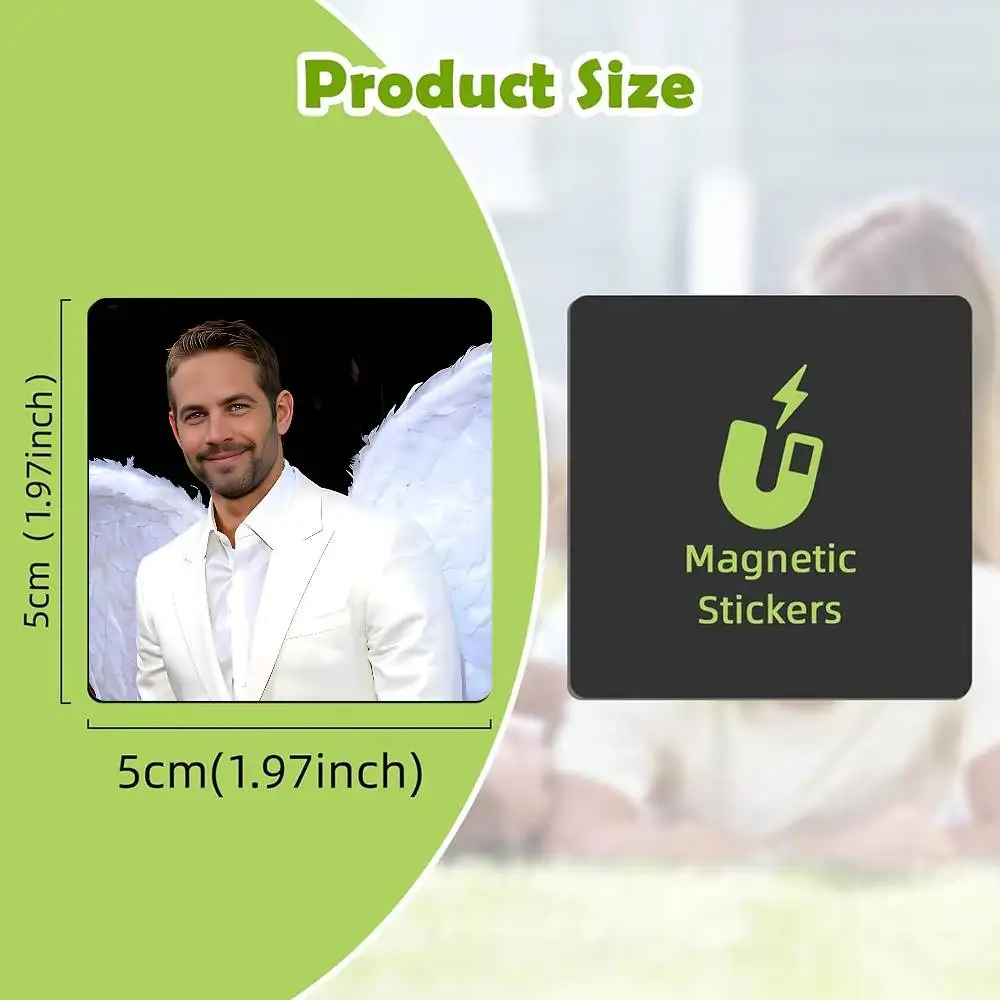 FOR Paul Walker Refrigerator Magnet Creative Kitchen Home Decoration Soft Magnetic Decor Festival Gifts Multi Scene Use