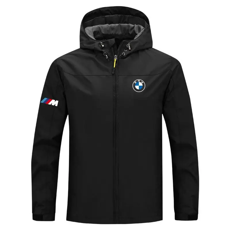 BMW outerwear jacket racing suit sports personality car spring hooded motorcycle outdoor cycling suit