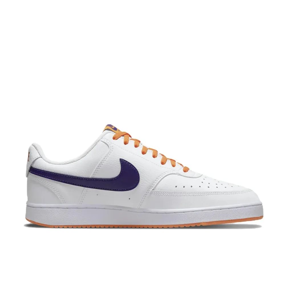 Nike Original COURT VISION 1 LOW Men's and Women's Fashion Board Shoes White, Yellow and Blue Colorways