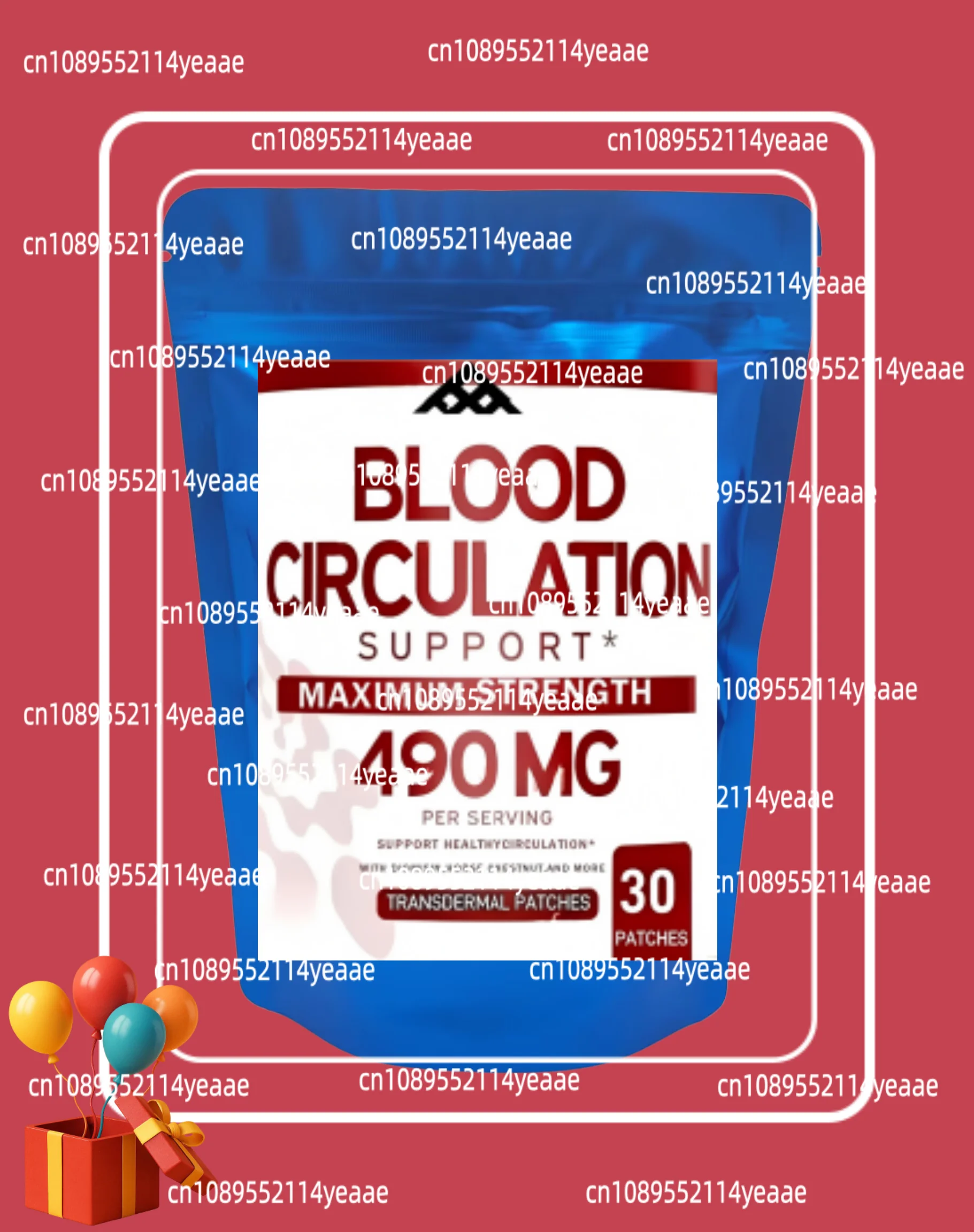 30 Patches Blood Circulation Transdermal Patches For Men & Women - Spider & Varicose Veins For Legs Support