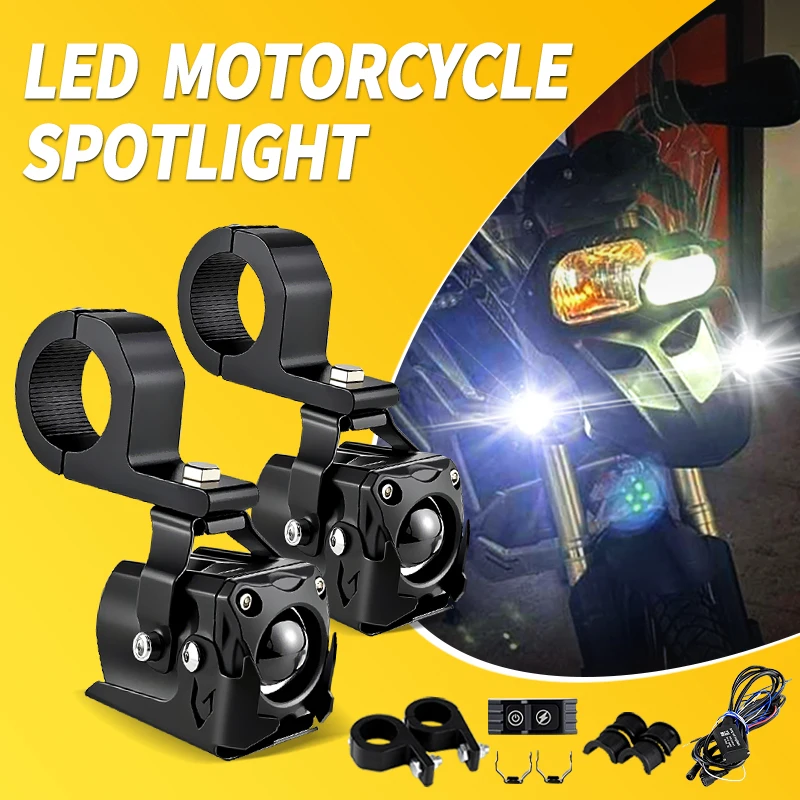 

Комплект светодиодных фар для мотоциклов BMW F650GS F700GS F800GS 1200HGS F650/F700/F800 GS: ближний/дальний свет, вспомогательные противотуманные фары