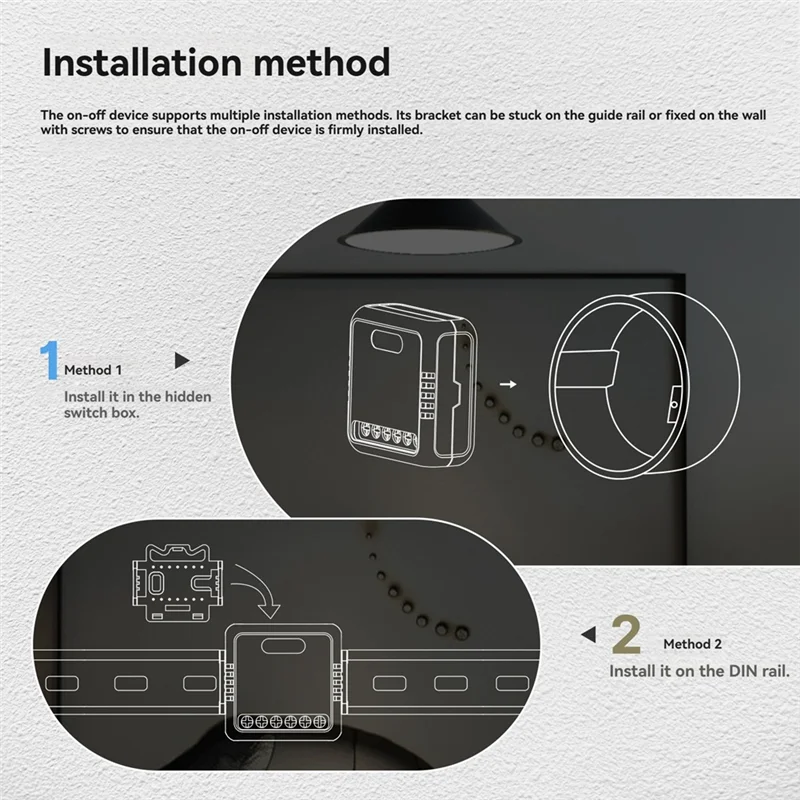 SUNRI-Tuya Wifi Matter Smart Switch Module Mini Relay Timer Spraakbesturing App Afstandsbediening Werk met Alexa Google Home