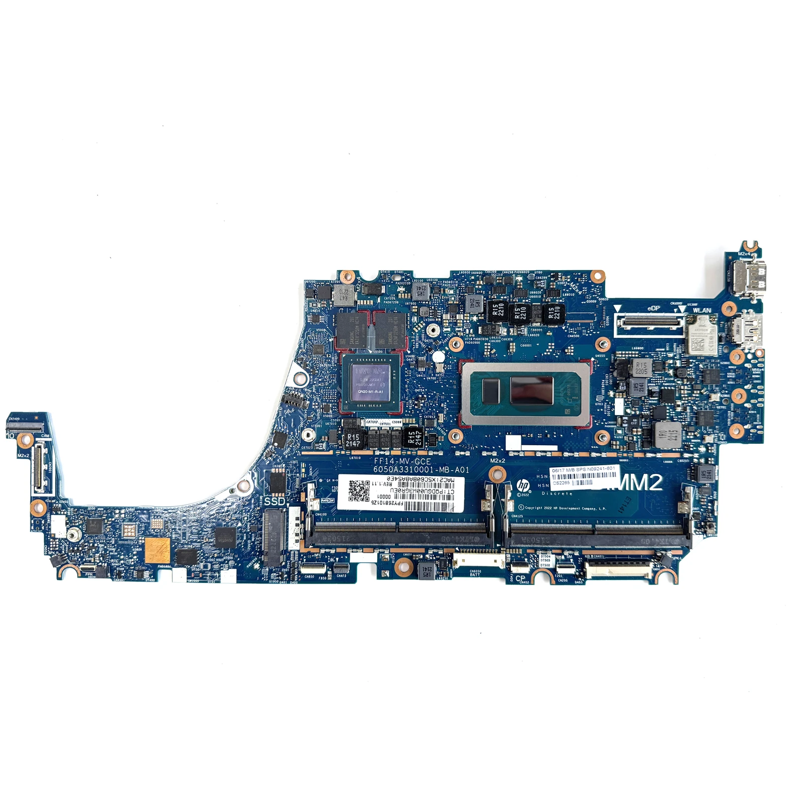 Used For HP ZBook Firefly 14 G9 6050A3310001-MB N09241-601 main board