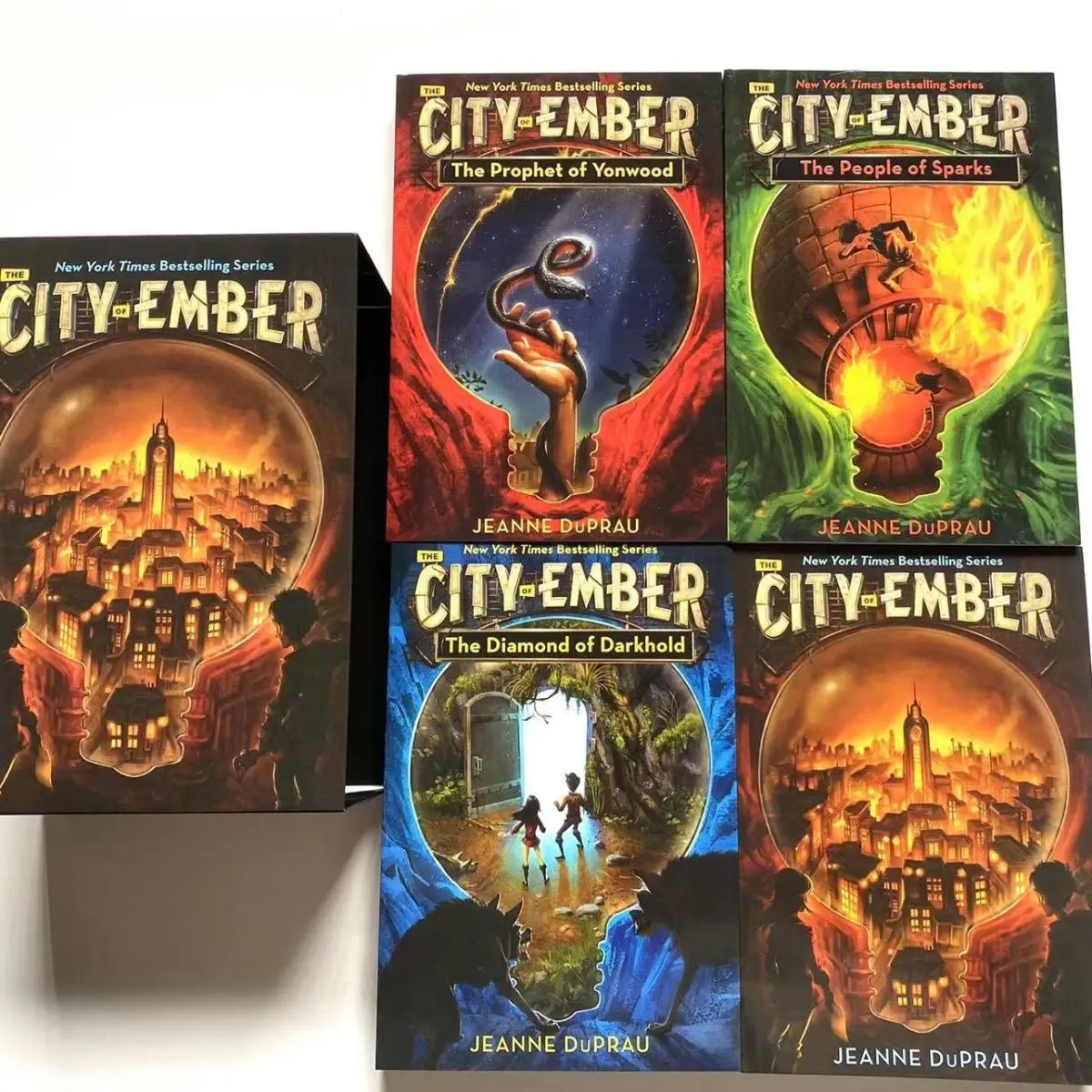 

4 books TheCityEmberComplete Juvenile Fantasy Novels Adventure, Fantasy, Family English Books