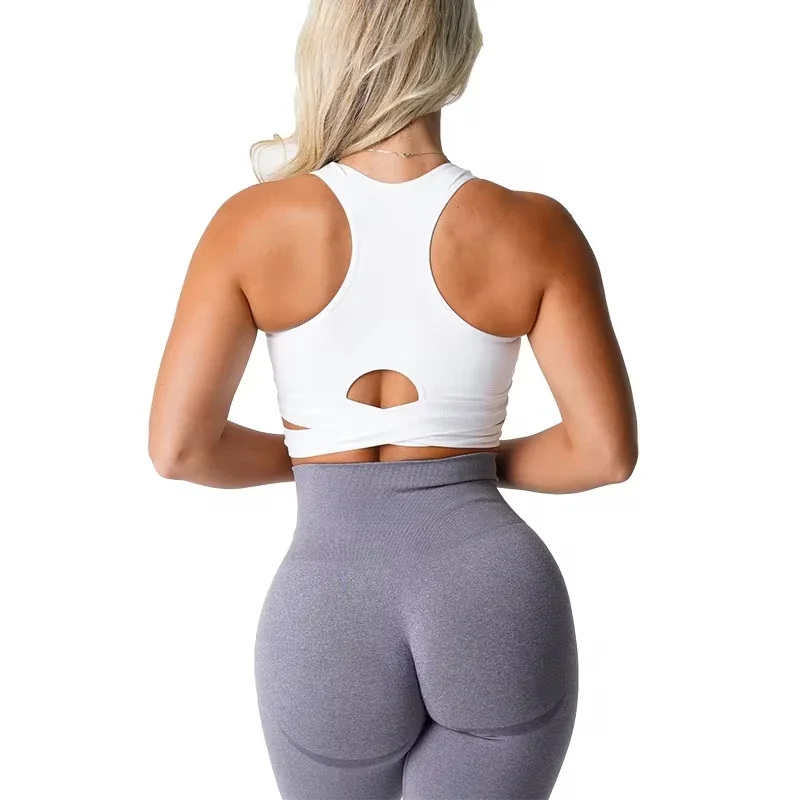 

Sculpt Seamless Bra Top Spandex Woman Fitness Elastic Breathable Breast Enhancement Leisure Sports Underwear (customized logo)