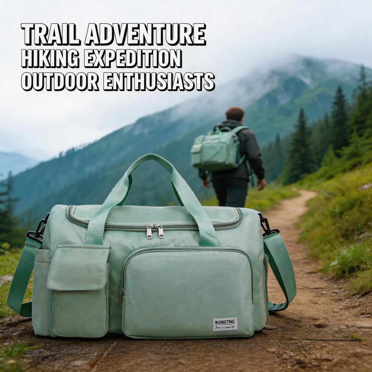 Simple Lightweight Handbag, Outdoor Gym Crossbody Duffel for Fitness Travel and Commute