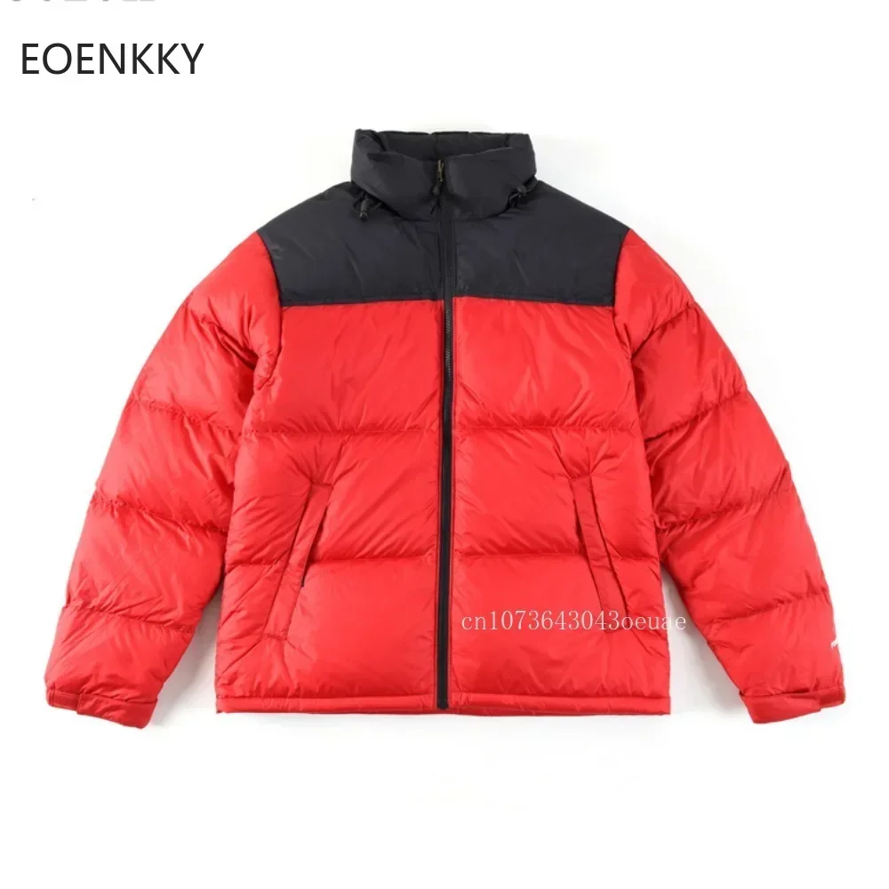 EOENKKY Face1996 Winter Embroidery 700 Men\'s Duck Down Jacket Warm Coat Women\'s Fashion Outdoor Top Couple Casual Brand Down