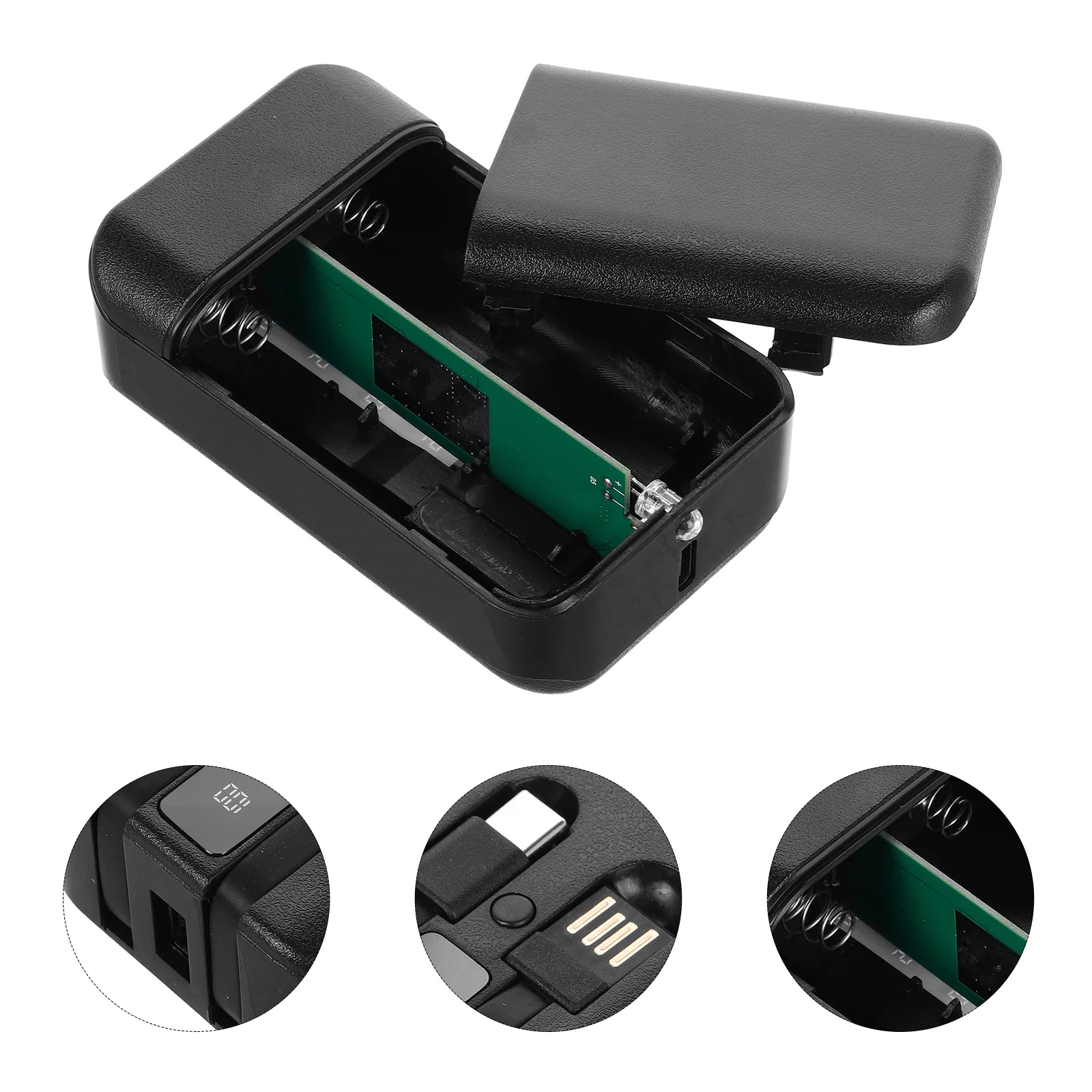 بنك الطاقة، تخزين آمن مخفي، حجرة سرية ذات سعة كبيرة لمفاتيح المجوهرات النقدية، تحويل صغير محمول #1