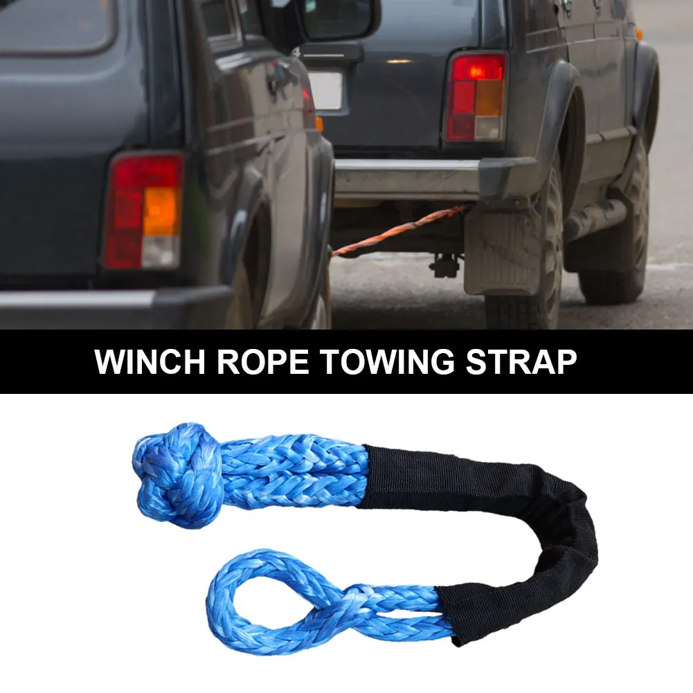 

1/2 шт., мягкая скоба, U-образный крюк, синтетический внедорожный крюк, веревка для лебедки, износостойкий буксировочный ремень для внедорожника, Eor Trailer Off Road, новинка ﻿