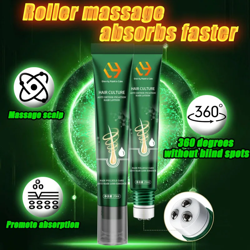 2024 Biotin Fast Hair Growth Oil Hair Regrowth Serum Hair Thinning Treatment Hair Growth Liquid Anti-Hair Loss for Women & Men