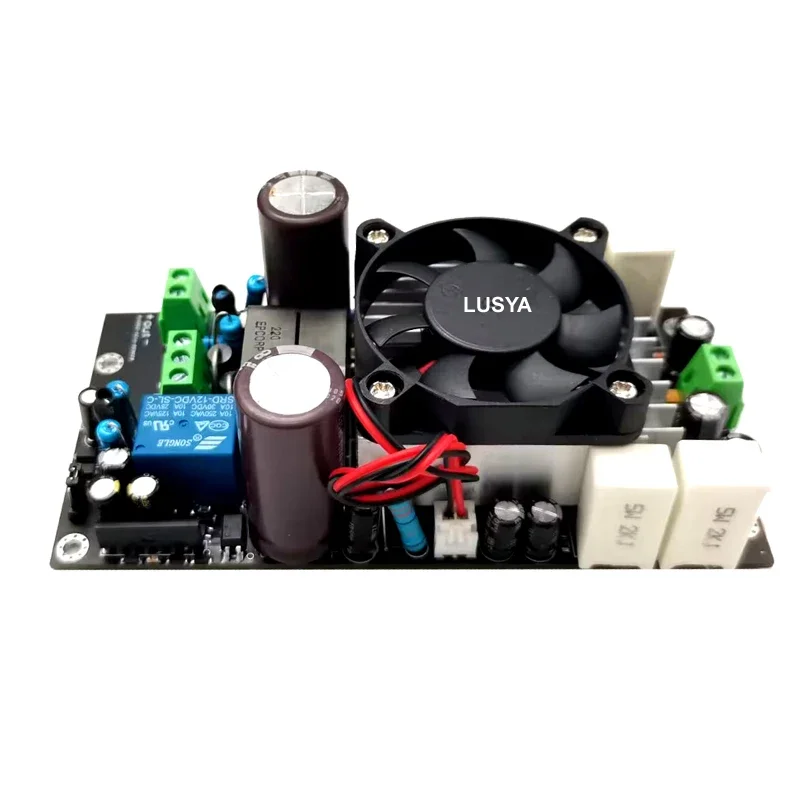 DLHiFi New 1000W Original IRS2092 Chip Class D Subwoofer Full Frequency Digital Power Amplifier Board + Speaker Protect Relay