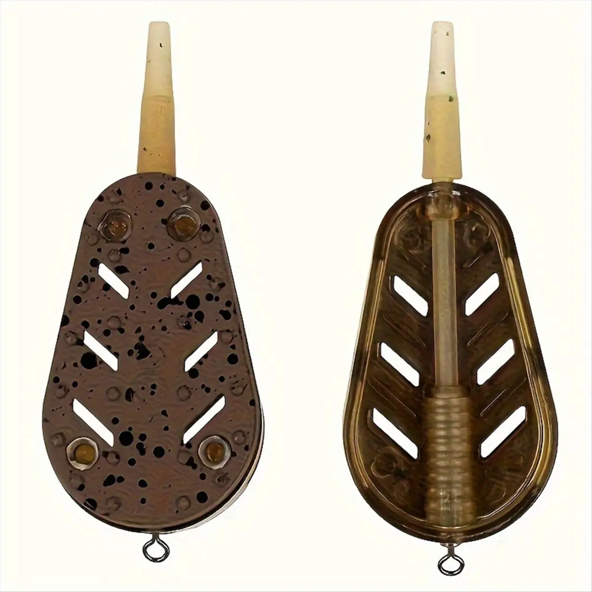 3-Piece Quick Release Carp Fishing Feeder Set - 40G Bait Cage with Explosion Hooks, Easy Bait Holder for Anglers [cilae-17R]
