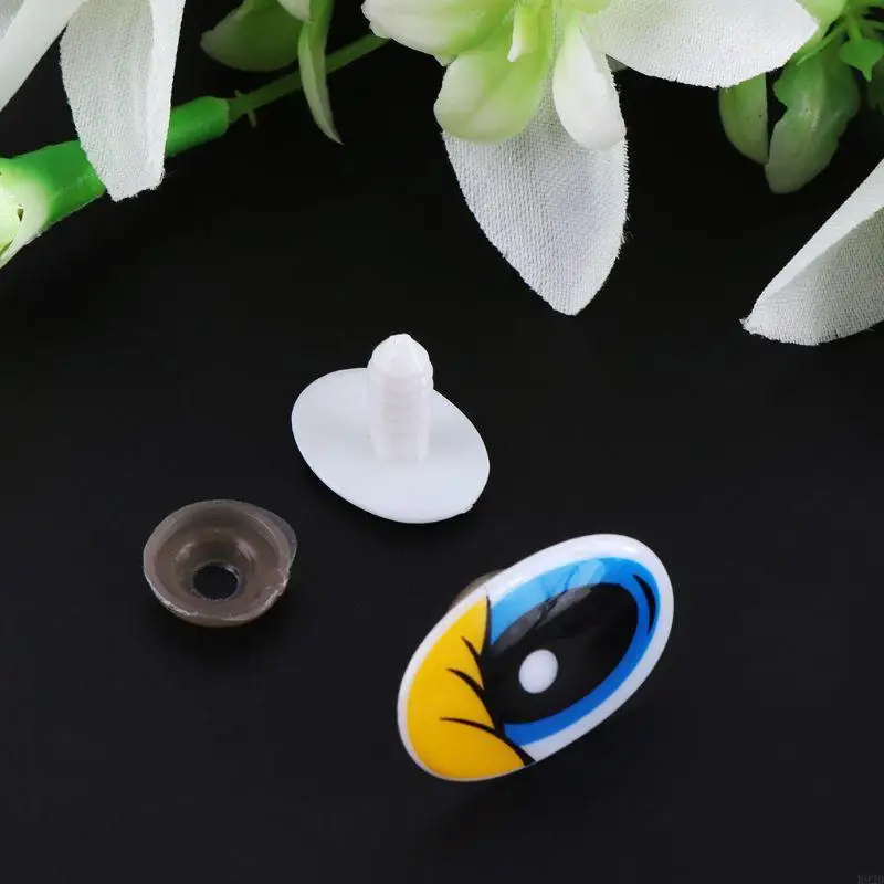 

K92D 10pcs Plastic Cartoon Safety for Doll Eyes For Toy Bear Dolls Puppet Stuffed Ani