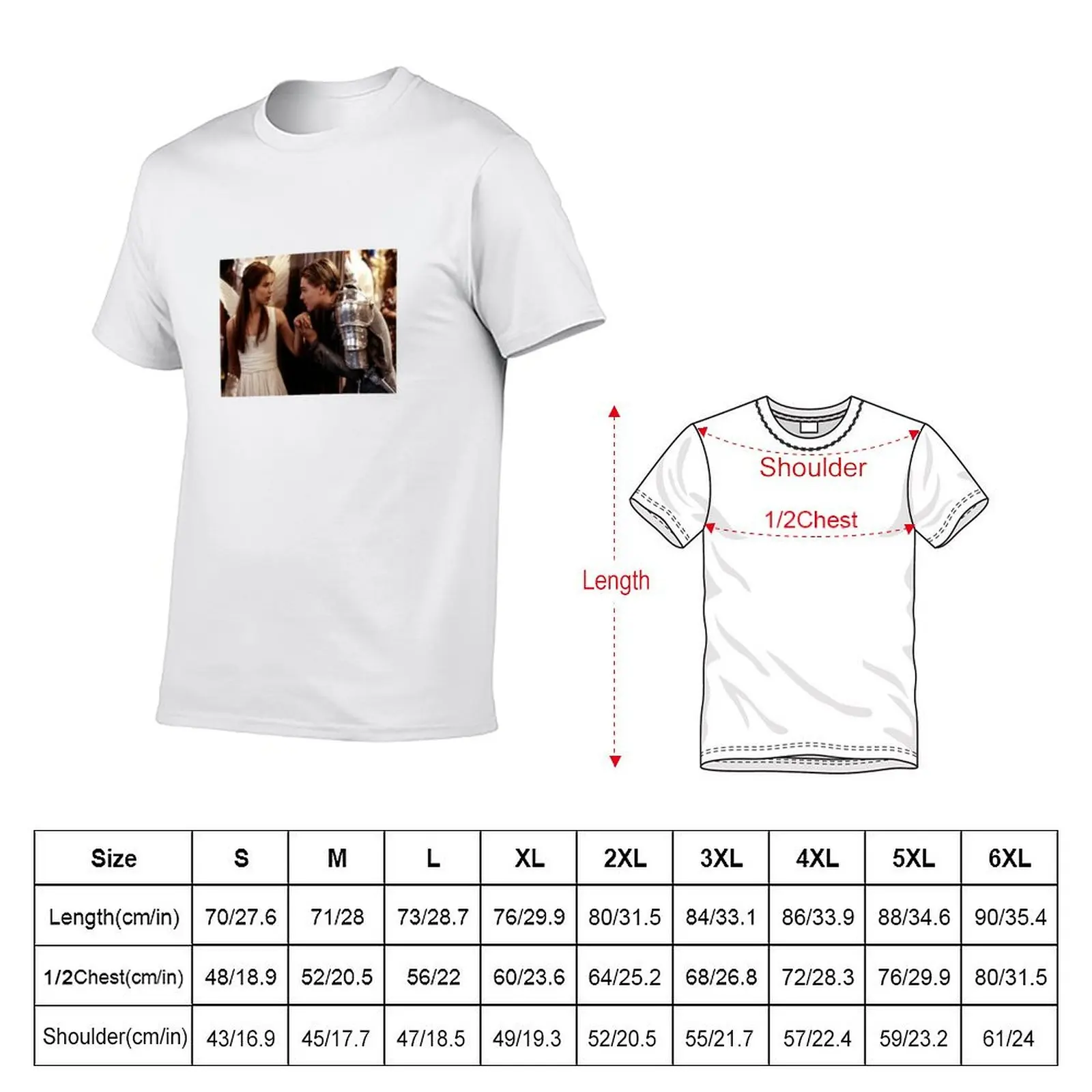 Romeo and Juliet T-Shirt Fashion Casual Short Sleeve T-Shirt