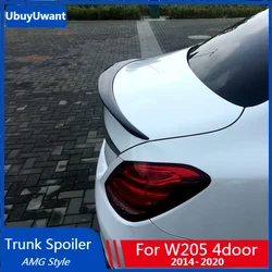 UBUYUWANT For Benz W205 Spoiler C-class 2014-2020 ABS Exterior Rear Trunk Lip  Tail  Boot Wing Decoration