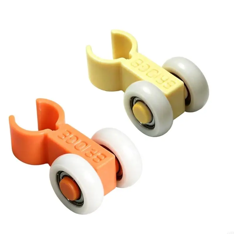Pool Cue Strokes and Balance Trainers Pool Cue Roller Support for Cue Practice Time, Plastic Guide Wheel Clip for Table 24BD