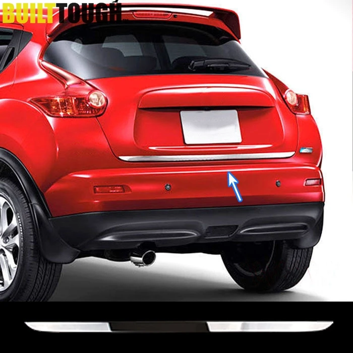 Tail Gate Cover Trim FOR Nissan JUKE 2011-2019 Chrome Rear Trunk Door Edge Molding Tailgate Strip Garnish Styling 2014 2015 2016