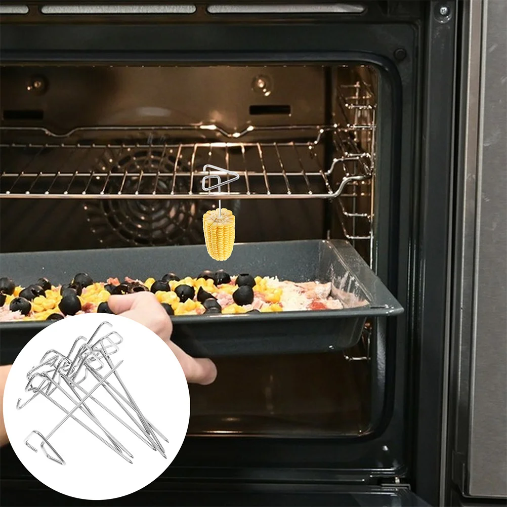 

20Pcs Stainless Steel Flat Kabob Skewers for Bbq Camping Picnics Reusable Metal Skewers for Meat Shrimp Vegetables