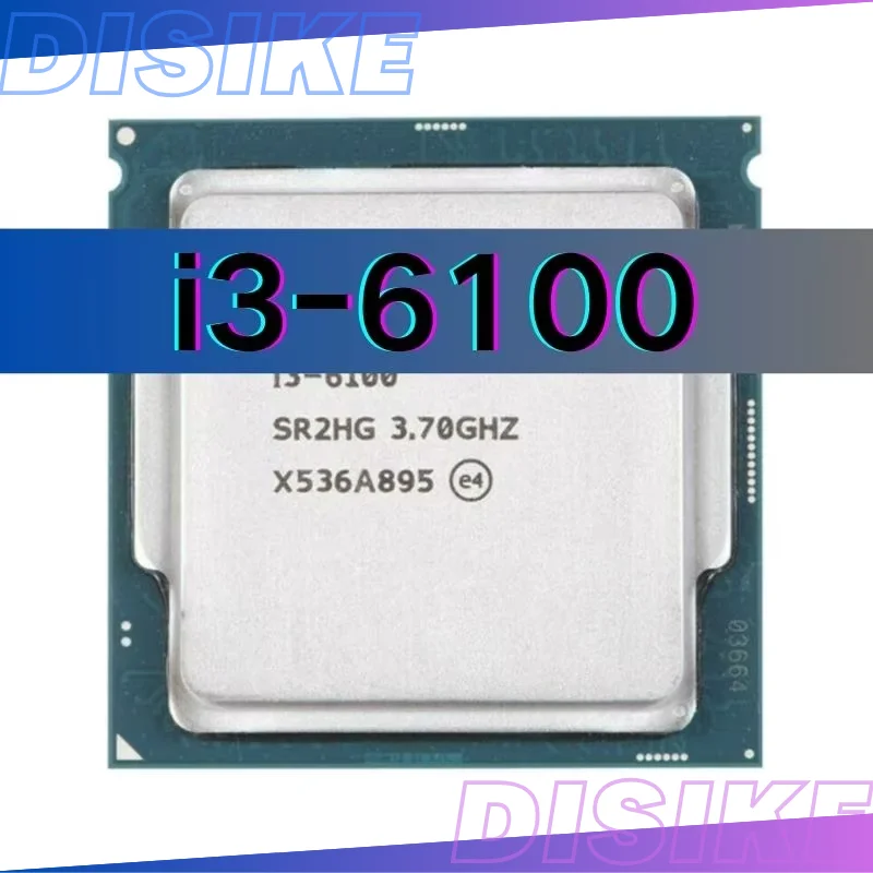 Core i3 6100 i3-6100 3.7GHz 3M Cache Dual Core 51W SR2HG LGA1151