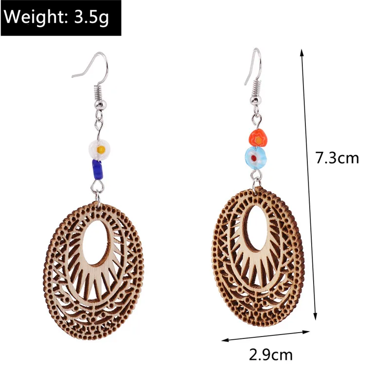 Ethnische Böhmen Quaste Ohrringe für Frauen Aussage Retro Bunte Baumwolle Seide Fransen Ohrring Hochzeit Schmuck Zubehör – Detail 7