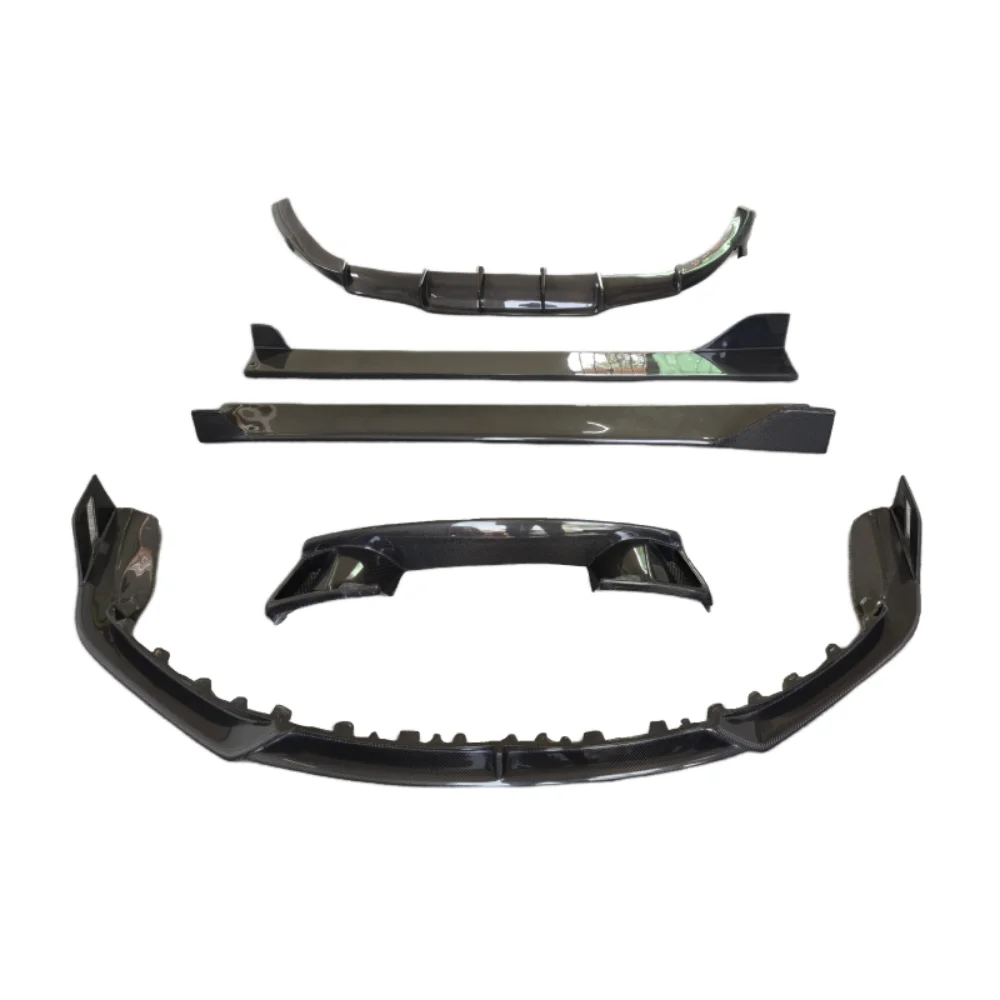 

High Quality Carbon Fiber C-style Front Lip Side Skirt Rear Diffuser Front air Body Kit for Porsche 911 992