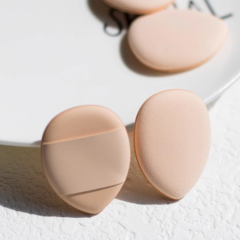 10/30/50 szt. Mini Gąbeczki do Makijażu na Palec Przenośne Gąbeczki do Korektora i Pudru Miękkie Gąbki do Makijażu Podróżne Akcesoria do Makijażu Narzędzia do Makijażu Twarzy