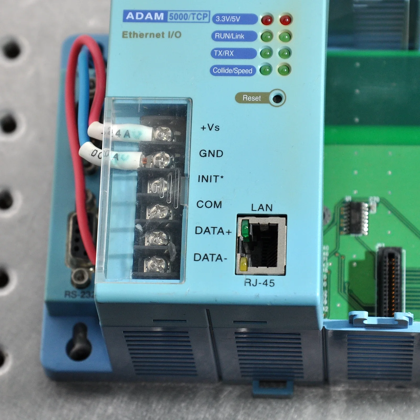 ADAM-5000/TCP Ethernet-Based Data Acquisition Control System Used Free Shipping