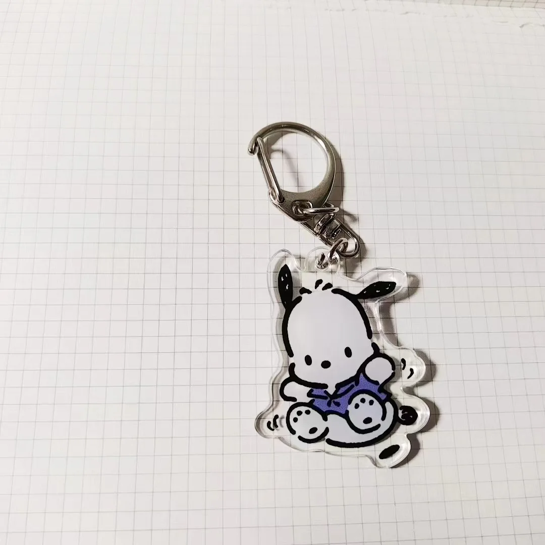 Cartoon Pochacco cute bag pendant creative car key pendant Backpack pendant delicate small gifts  a surprise gift for a friend