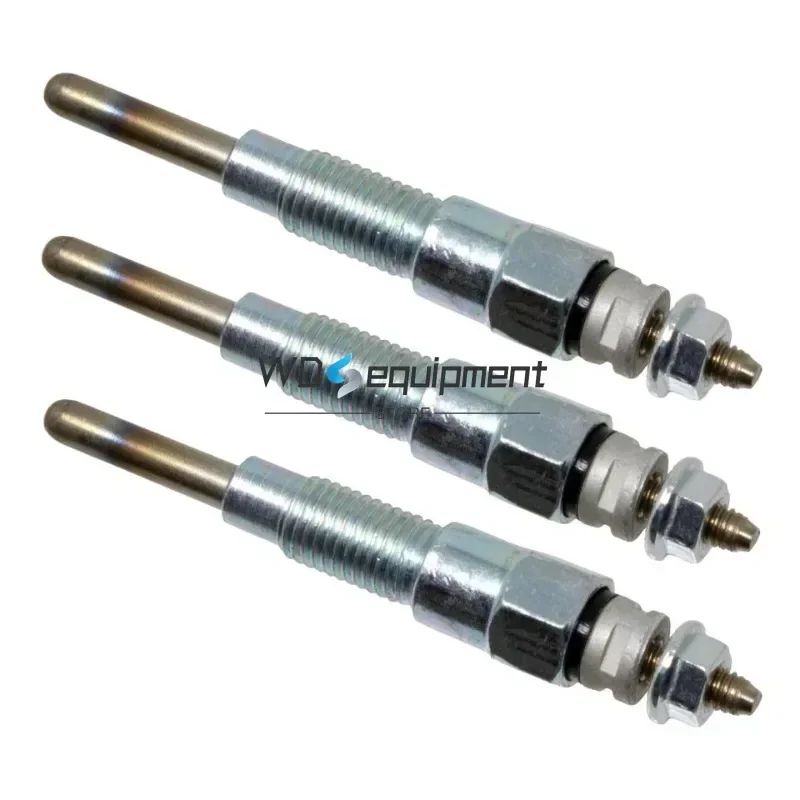 3PCS 16851-65512 Glow Plug For Kubota D722 D902 D905 D1005 D1105 B1700 B1700 16851-65510