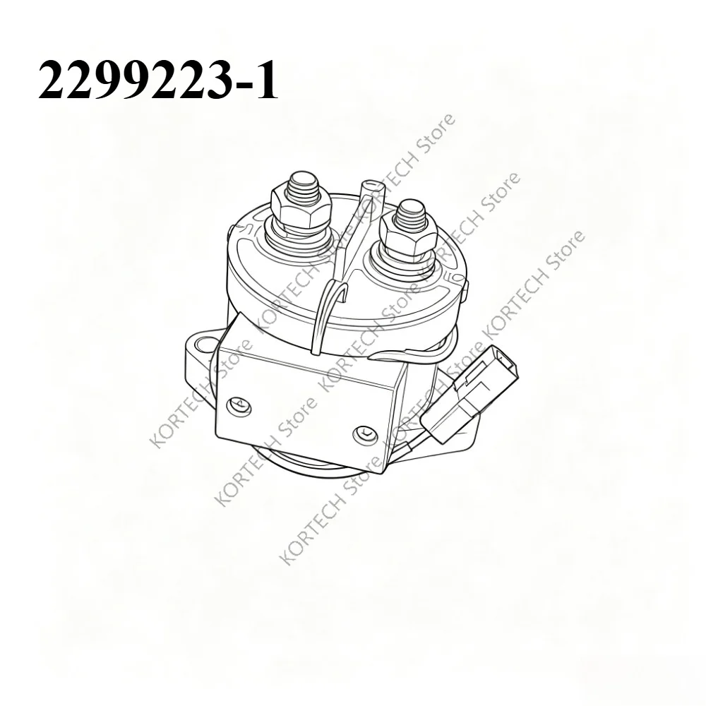 Original 2299223-1 For HVDC contactor contact 900V500A coil 12-24V relay Automotive lithium battery pack relay