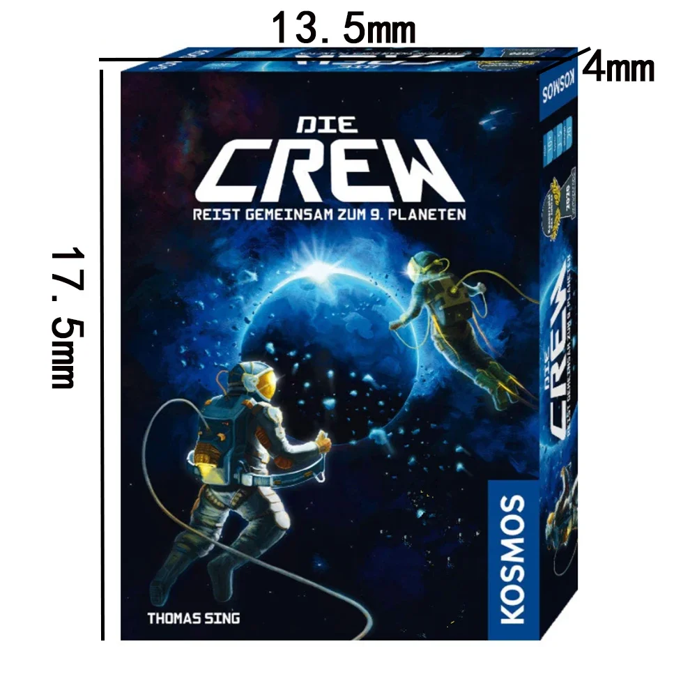 The Crew - Quest for Planet Nine Astronauts Full English Family Gathering Chessboard Game Entertainment Divination Card Game