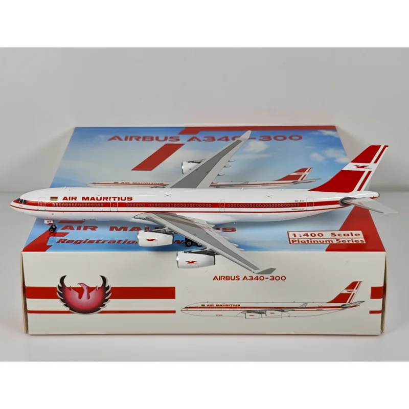 

Phoenix Diecast 1/400 Scale Mauritius Air A340-300 3B-NAV Alloy Aircraft Model Collection Decorative Ornament