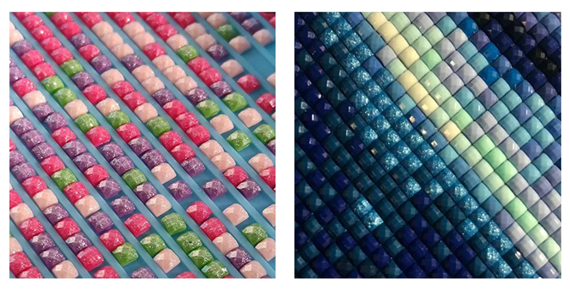 Resin-Foto-Diamantmalerei-Druck mit farbigen Leinwandrändern, Symbolaufkleber, FD AB Kristall, vollflächig, 5D DIY, individuelle Dekoration – Detail 1