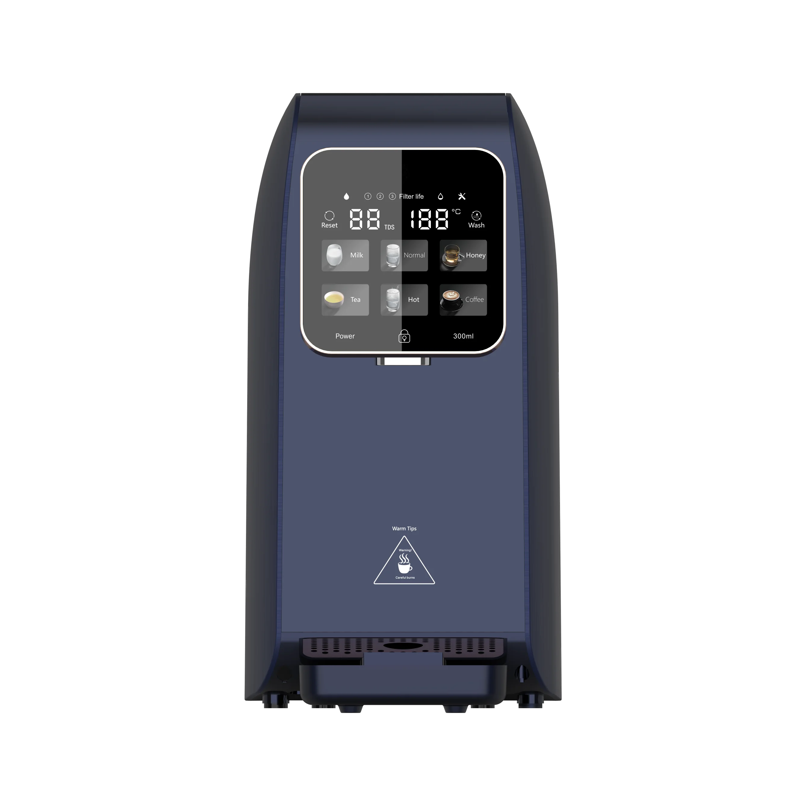 Factory New Fashion Countertop Ro Water Purifier Machine  Instant Hot Water Dispenser  With Six Stages Temperature
