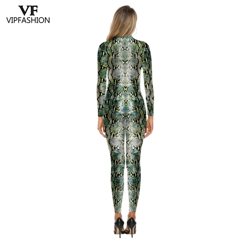 Macacão VIP Moda Snake Print para Homens e Mulheres, Roupas de Carnaval do Dia das Bruxas, Impressão 3D, Terno Zentai Sexy, Casal Panos Cosplay, Roxo