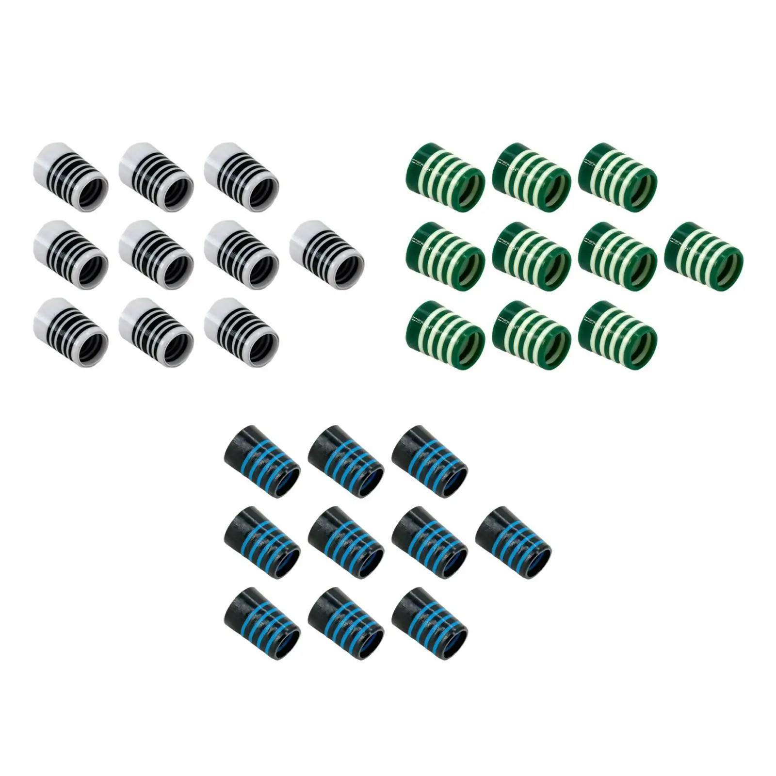 10Pcs Golf Ferrules Taper Tip Adapter Golf Club Repair Parts Practical .370 Golf Club Shaft Ferrules Covers for Outdoor