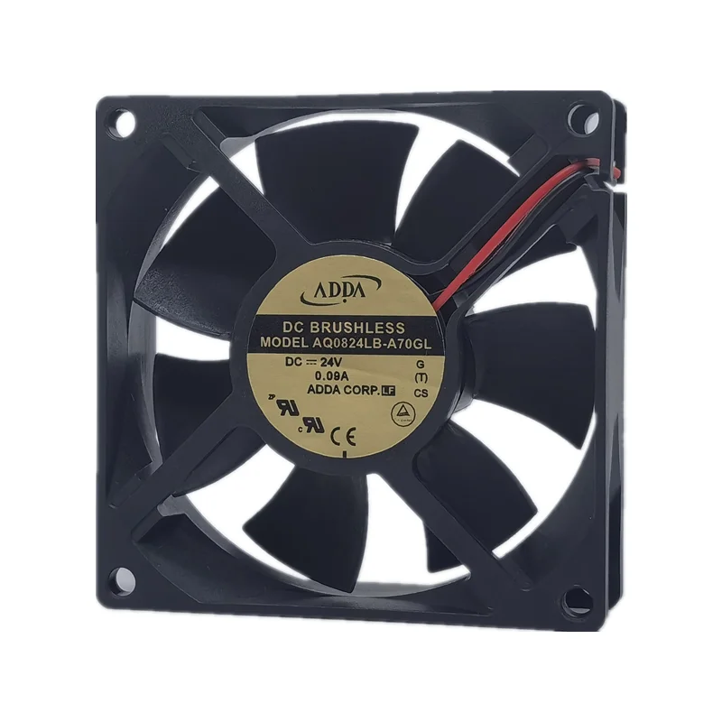 New ADDA AQ0824LB-A70GL 24V 0.09A 8025 8cm inverter chassis cooling fan