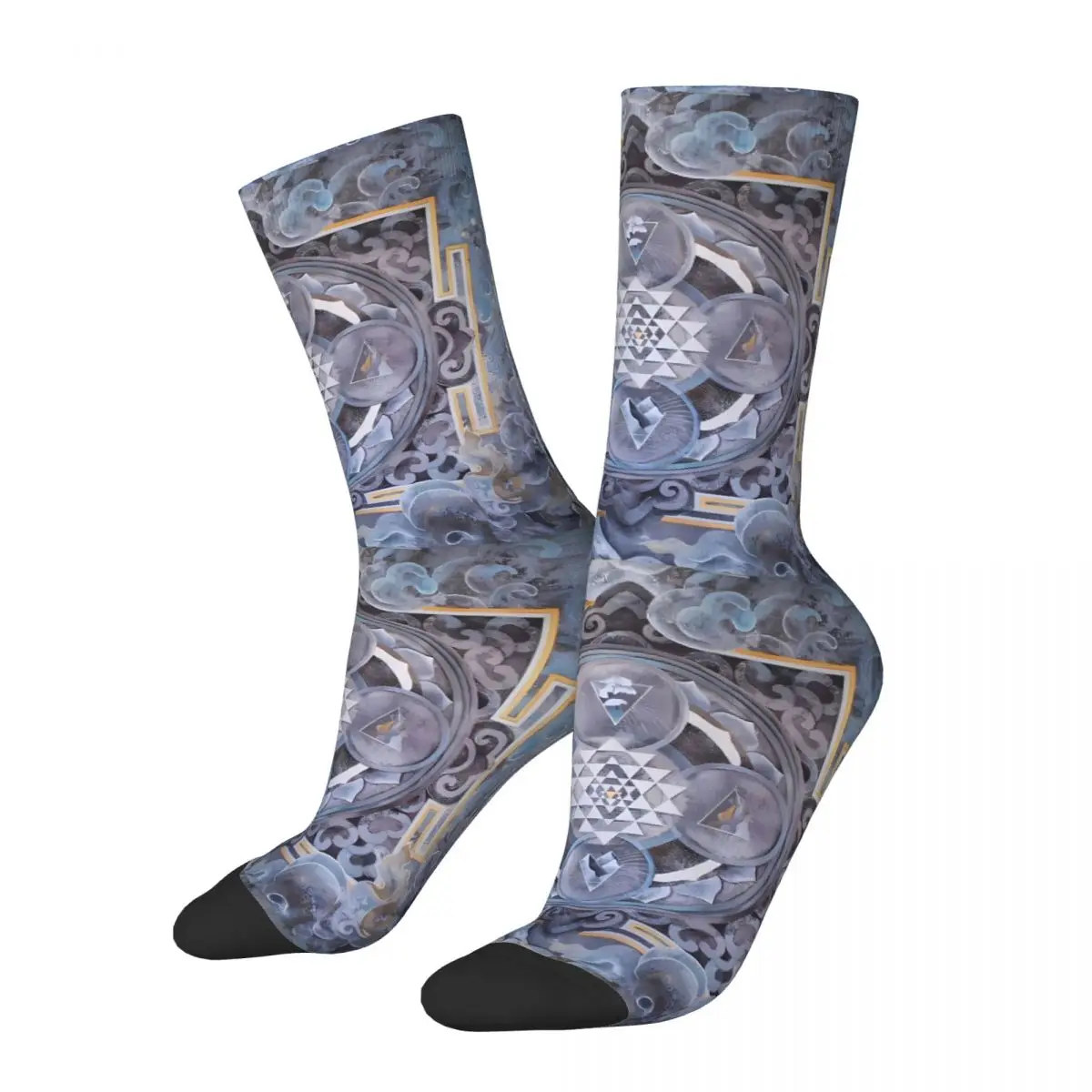 Unique (8) Sock Printed Man Polyester