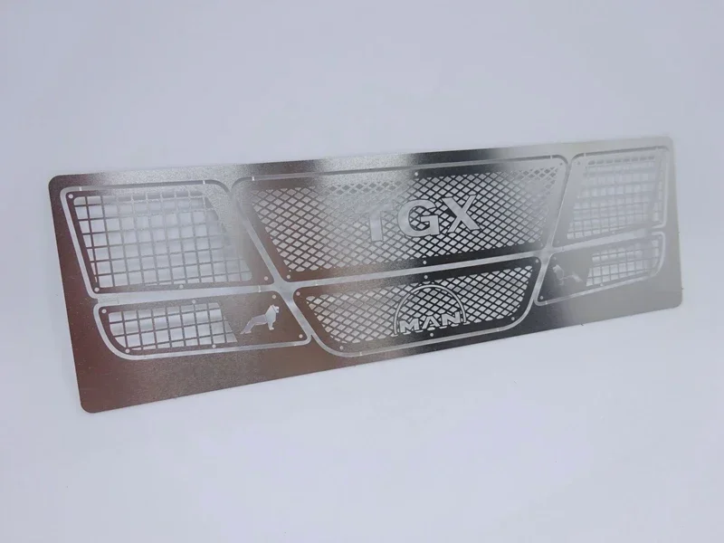 Metal Grimace Protection Grill Complete Set for 1/14 Tamiya RC Truck Trailer tipper MAN TGX Car Diy Parts