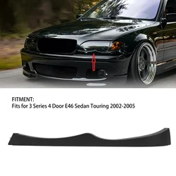 Car Side Headlight Lower Trim Head Lamp Molding Filler Bezel Trim For BMW 3 Series E46 4 Door Sedan Touring 2002-2005