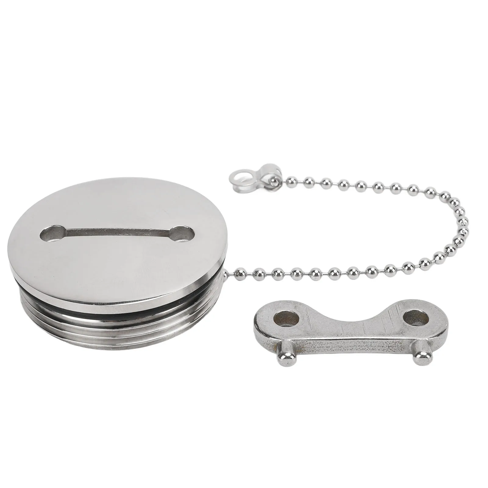 

Boat Deck Fill 2 Inch Boat Fuel 316 Stainless Steel Polished Deck Fill with Key Marine Hardware for Yachts Cara
