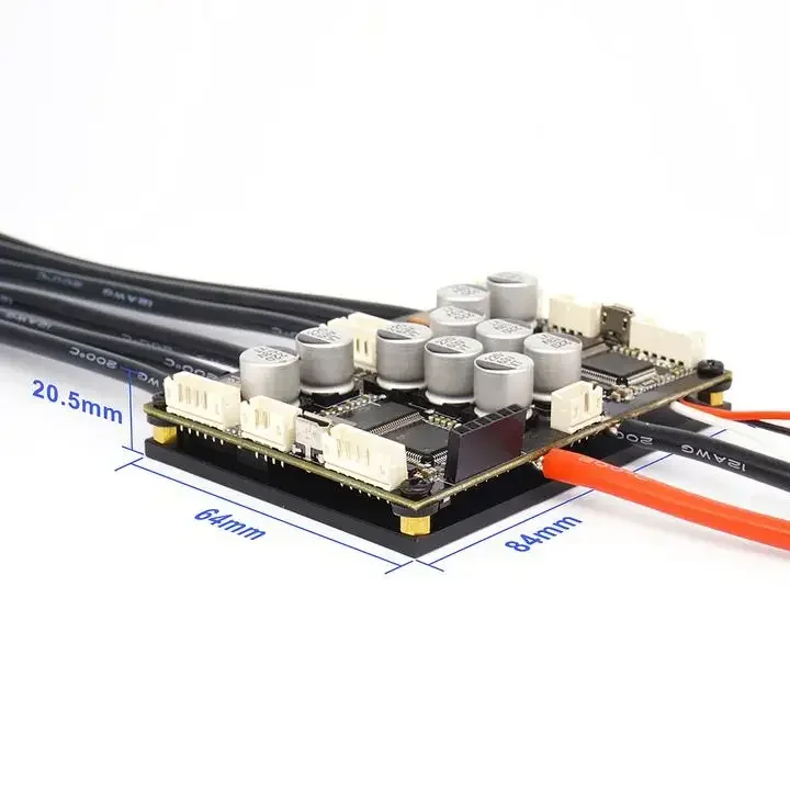 Flipsky Tourists-FSESC4.20 Plus, basé sur VESC, dissipateur thermique en aluminium anodisé, contrôleur de vitesse électronique 100A, 3-13S veFuchsia