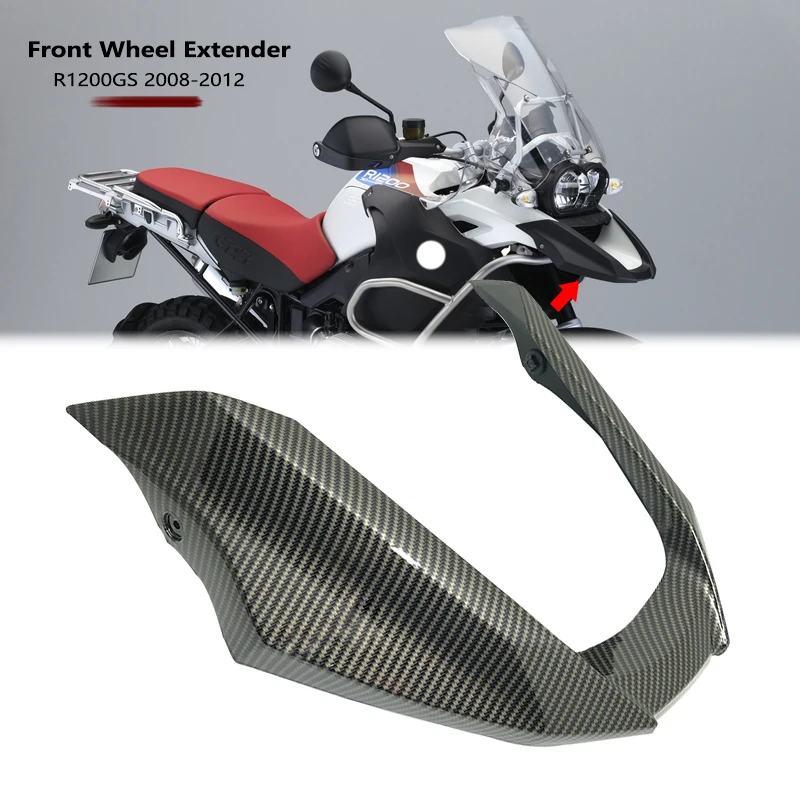 

Carbon Front Beak Fairing Extension Wheel Extender Cover For BMW R1200GS R 1200GS R1200 GS R 1200 GS 2008 2009 2010 2011 2012