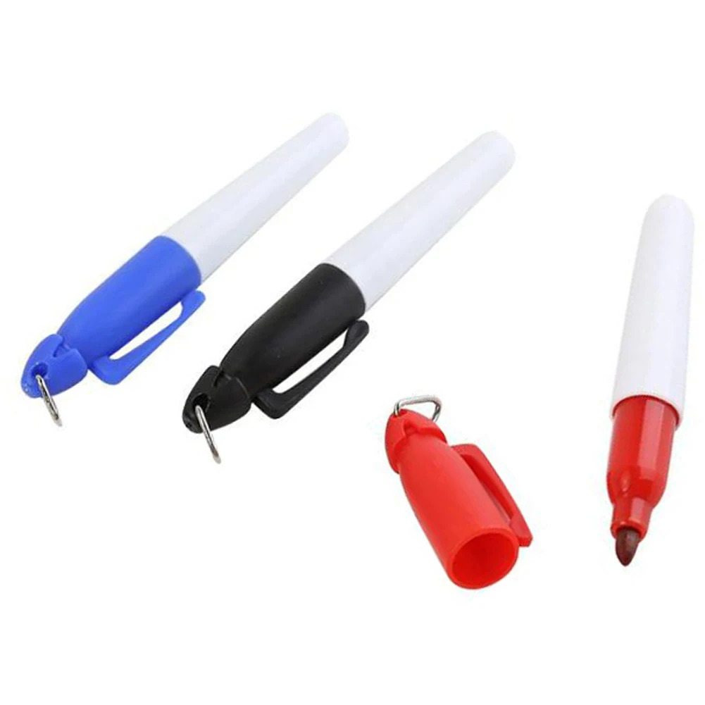 Professional Golf Ball Liner Markers Pen With Hang Hook DrawingTemplate A Better Alignment Marks Tool Golfer Gift