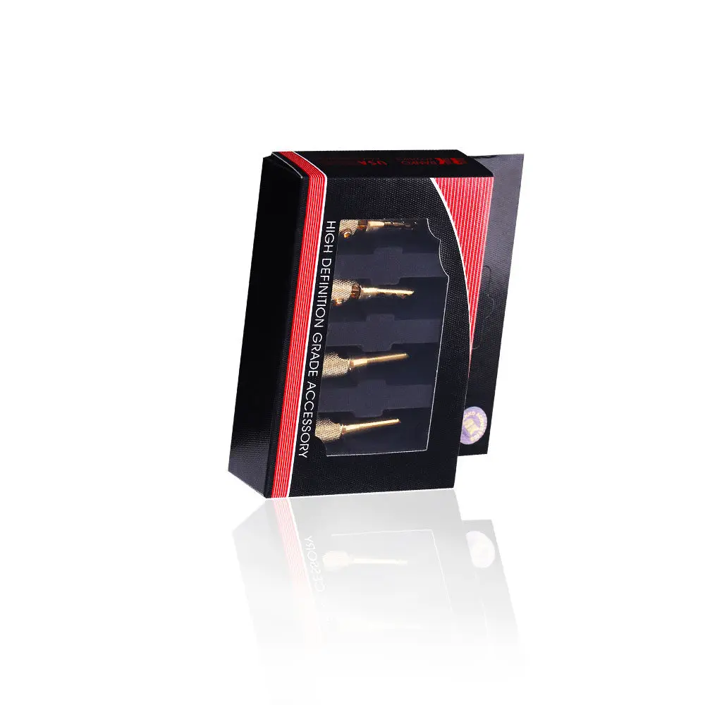 American RANKO Longge RWB-100 Series Pure Purple Copper Gold-plated Rhodium-plated Audio Speaker Banana Plug
