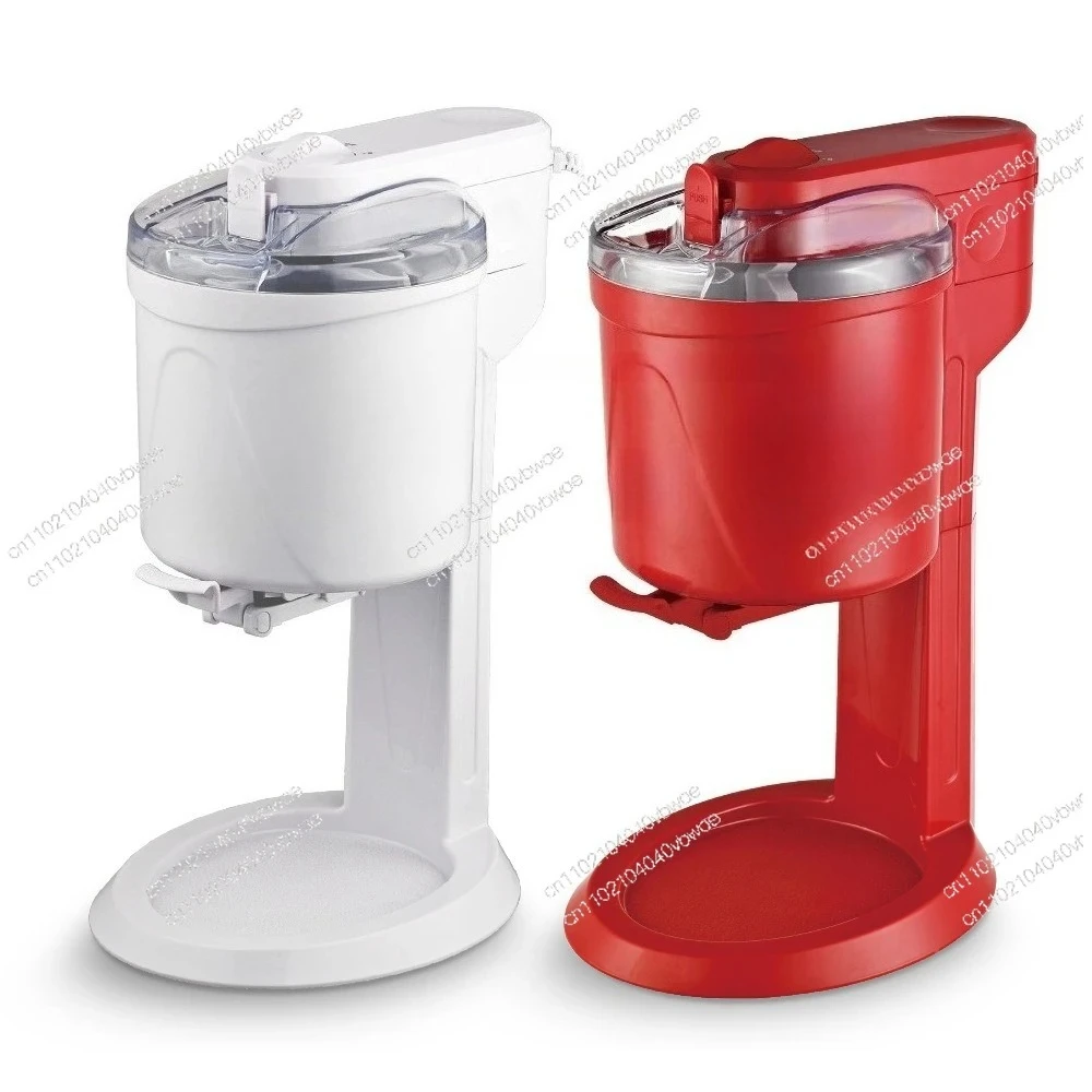 Small Pre-cooled Ice Cream Machine 1L Self-made Automatic, Household Children's DIY Cone Mini Ice Cream Machine