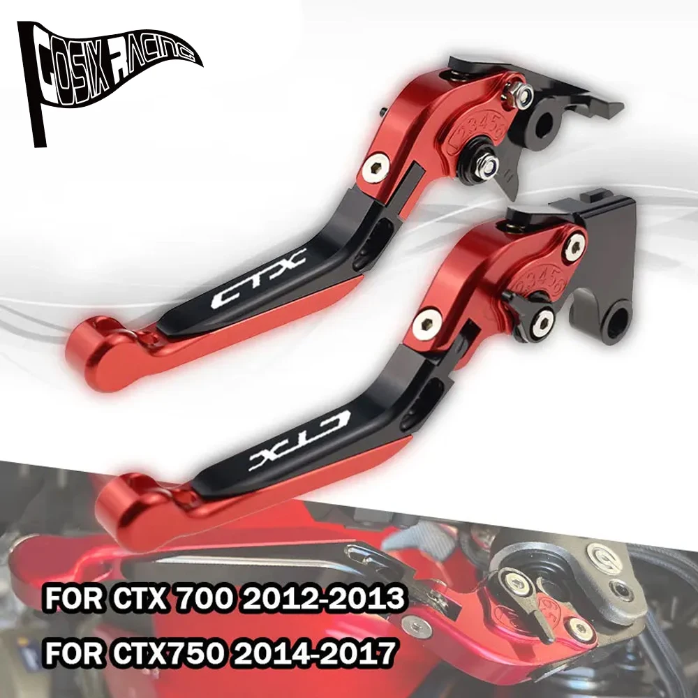 

Fit CTX750 CTX 750 14-17 Folding Extendable Brake Clutch Levers CTX700 CTX 700 Motorcycle CNC Accessories Adjustable Handle Set