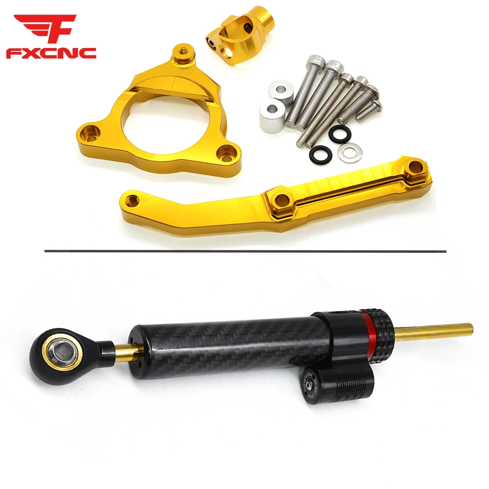 

For Kawasaki Z800 2013-2018 Motorcycle CNC Steering Damper Stabilize Dampers Bracket Mounting Kit